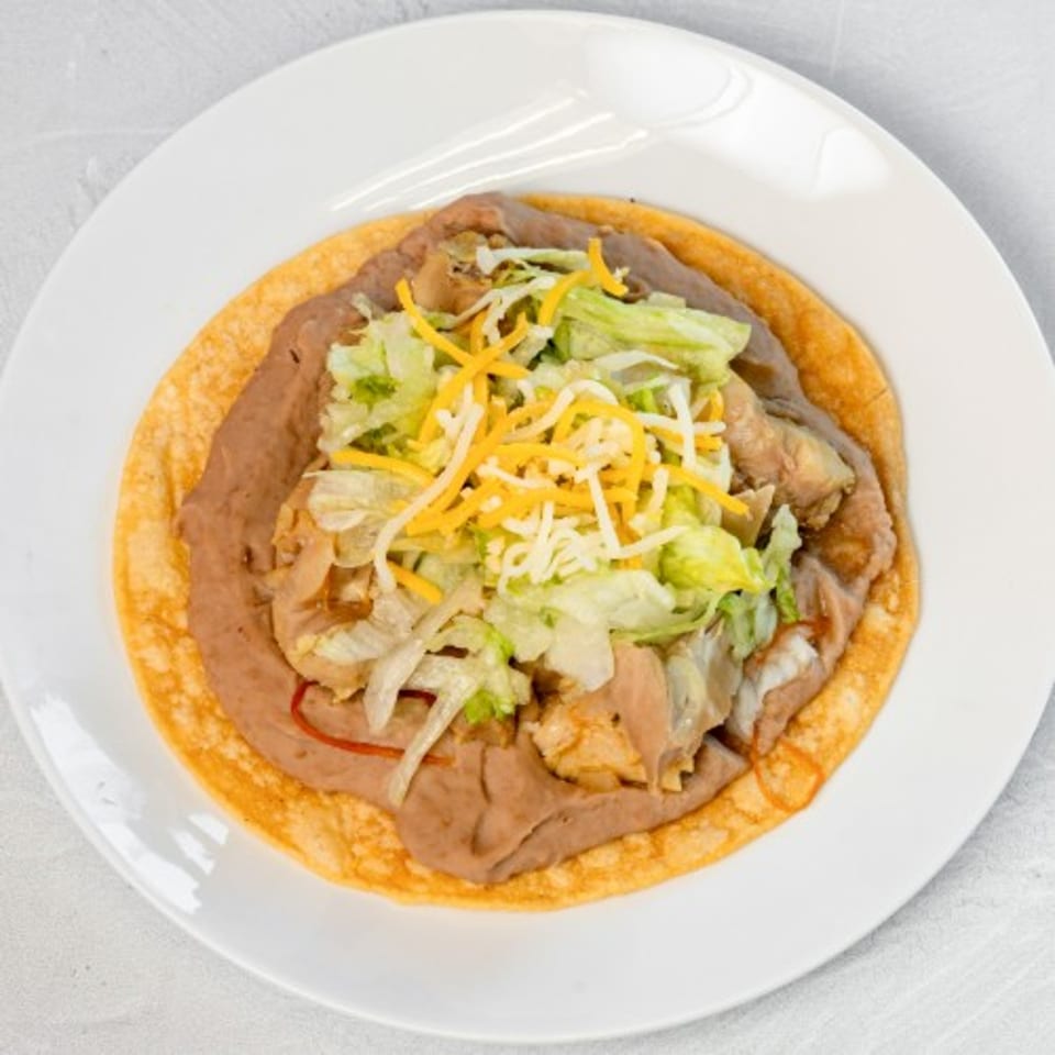 Delicious Chicken Tostadas
