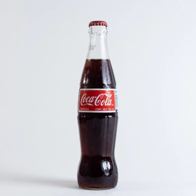 Mexican Coke Glass bottle 1/2 liter.
