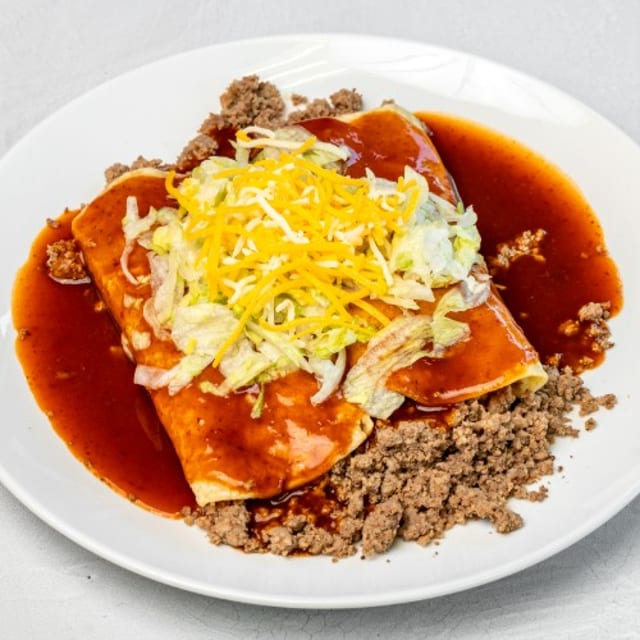 Ground Beef Enchilada.