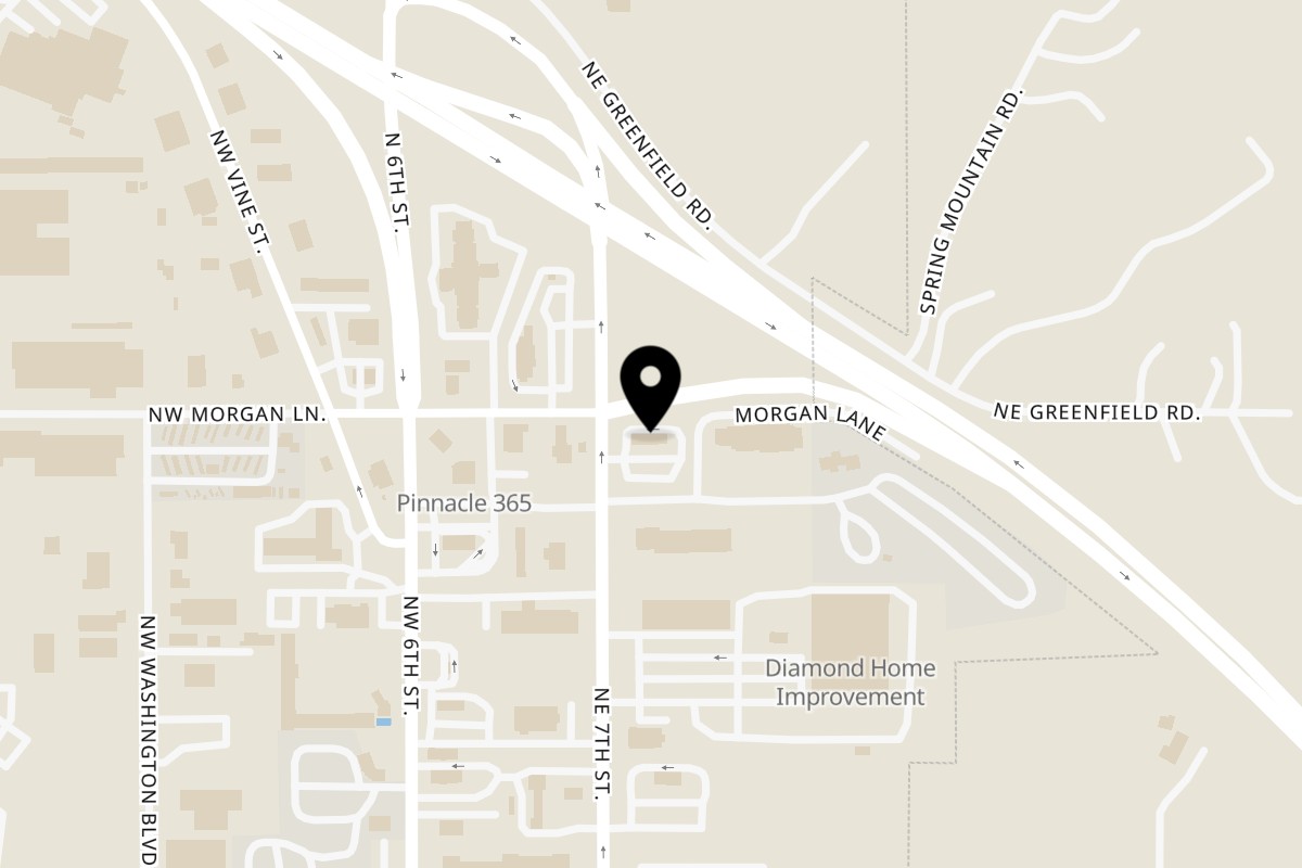 Map showing the location of Muchas Gracias Mexican Food Grants Pass NE 7th St on 1999 NE 7th St in Grants Pass